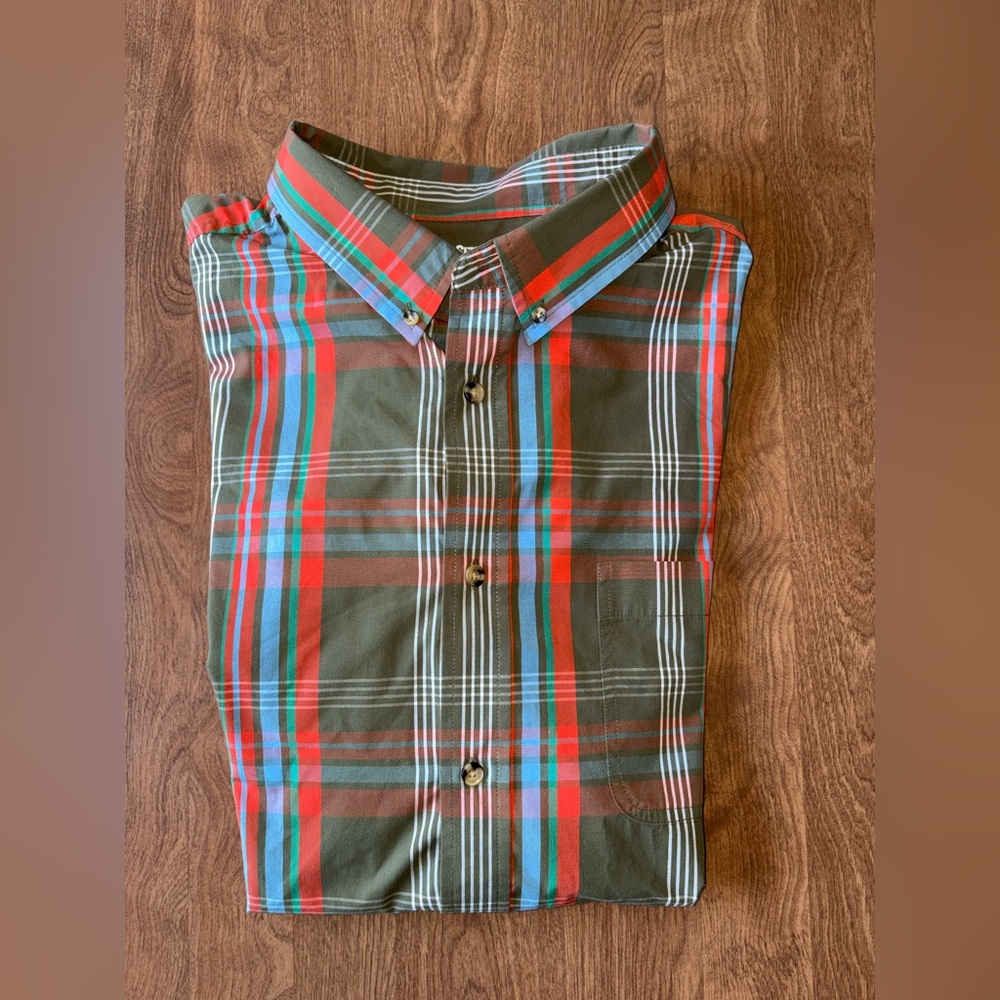 Classic Plaid Button-Down Shirt